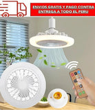 💡🌬️ FOCO LED 3 EN 1 CON VENTILADOR 360° - 60 WATTS ❄️✨ ¡OFERTÓN IMPERDIBLE!